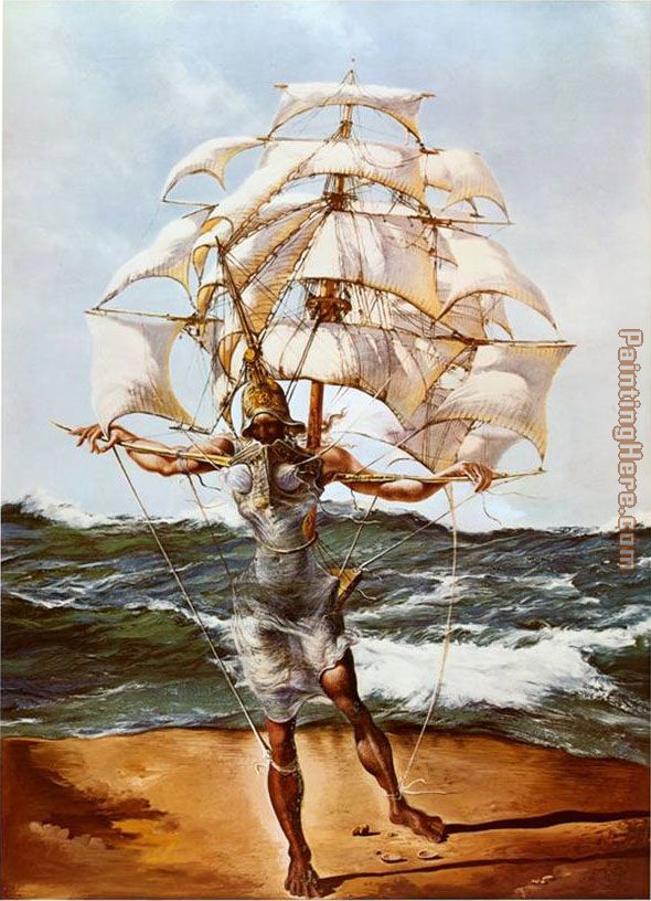 The Ship painting - Salvador Dali The Ship art painting